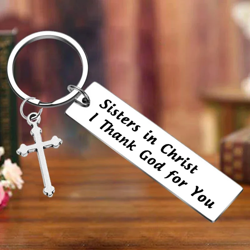 Metal Christian Sister Gift Keychain Adults Girls Christmas Gifts Key Chain Pendant Bestie Friendship Gifts 
Metal Christian Sister Gift Keychain Adults Girls Christmas Gifts Key Chain Pendant Bestie Friendship Gifts