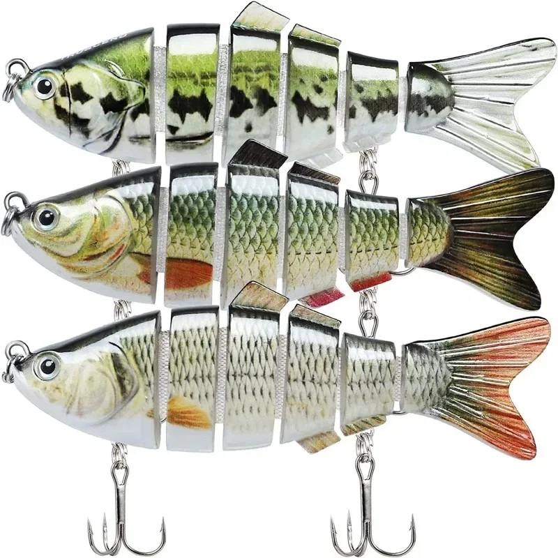 Multi-articular Swimming Bait, Slow Sinking Bionic Swimming Bait Suitable for Fresh Water Sea Bass Realistic Fishing Bait Set
Multi-articular Swimming Bait, Slow Sinking Bionic Swimming Bait Suitable for Fresh Water Sea Bass Realistic Fishing Bait Set