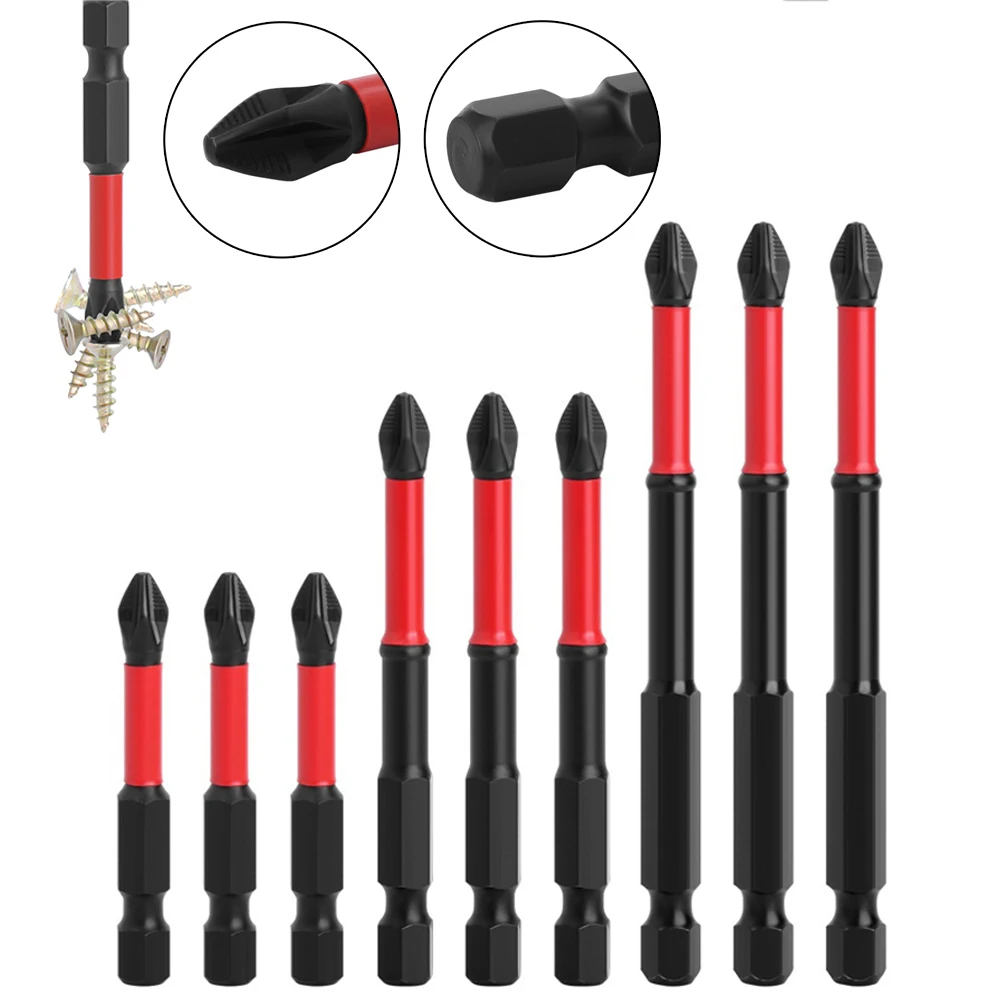 9pcs Magnetic Batch Head Impact Strong Cross High Hardness 50/70/90mm Anti Non-slip WaterProof PH2 Screwdriver Set
9pcs Magnetic Batch Head Impact Strong Cross High Hardness 50/70/90mm Anti Non-slip WaterProof PH2 Screwdriver Set