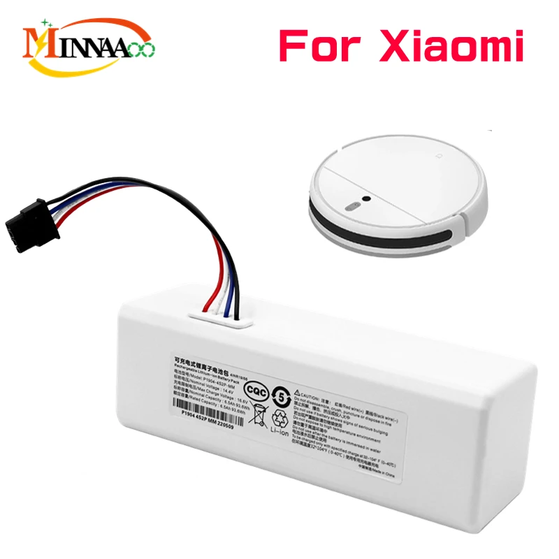 Suitable for Replacing Battery G1 Component of Mi Home Vacuum Cleaner and Sweeping Robot, Xiaomi Robot Battery 1C P1904-4S1P-MM 
Suitable for Replacing Battery G1 Component of Mi Home Vacuum Cleaner and Sweeping Robot, Xiaomi Robot Battery 1C P1904-4S1P-MM