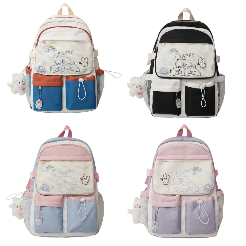 

Schoolbag Female Junior High School Students High School Students Large-capacity Backpack Primary School Students Bag