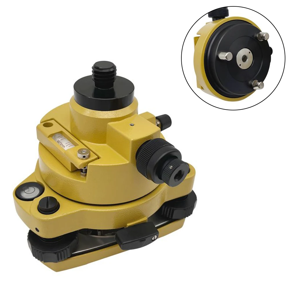 Fixed Adapter Yellow GPS Carrier Tool Swivel Base 3.5x Magnification For Prisms Sets Optical Mount Optical Plummet
Fixed Adapter Yellow GPS Carrier Tool Swivel Base 3.5x Magnification For Prisms Sets Optical Mount Optical Plummet