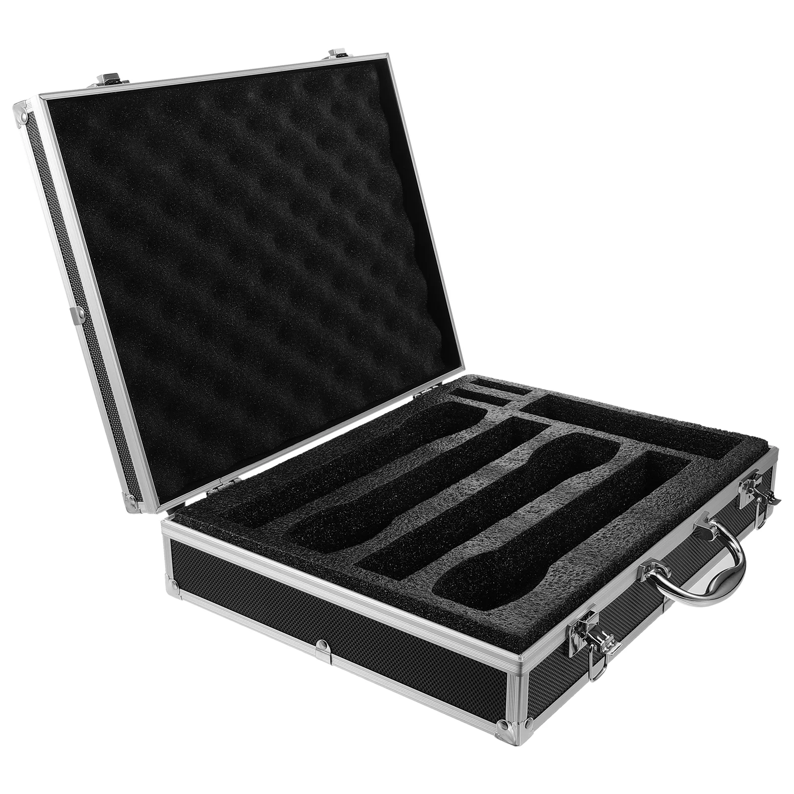 Microphone Carrying Case Cordless Microphone Case Portable Microphone Box with Handle for Travel
Microphone Carrying Case Cordless Microphone Case Portable Microphone Box with Handle for Travel