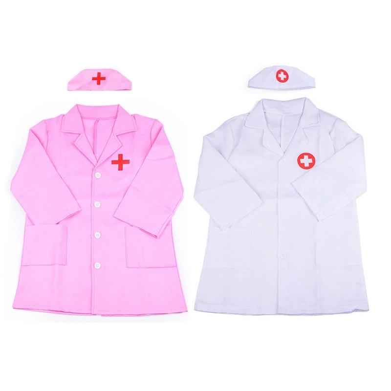 Kids Nurse Doctor Pretend for Play Dress Up Set Long Sleeve Button for Jacket Coat with Hat Halloween Party Cosplay Unif
Kids Nurse Doctor Pretend for Play Dress Up Set Long Sleeve Button for Jacket Coat with Hat Halloween Party Cosplay Unif