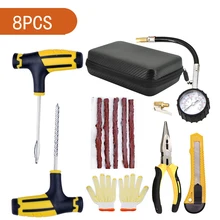 Car Tire Repair Tool Kit Storage Case Studding Tool Set Auto Bike Puncture Plug Garage Needle Nose Pliers Car Accessories
Car Tire Repair Tool Kit Storage Case Studding Tool Set Auto Bike Puncture Plug Garage Needle Nose Pliers Car Accessories