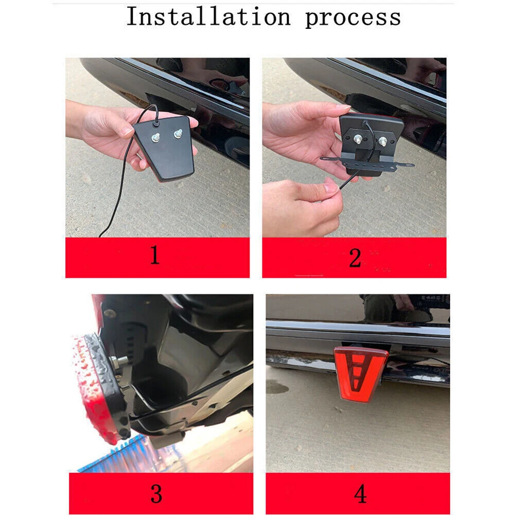 Signal Lights Brake Signal Lamp Lights Fog Lamp LED Safety Stop Tail Third Brake Lamp Triangle Universal F1 Style
Signal Lights Brake Signal Lamp Lights Fog Lamp LED Safety Stop Tail Third Brake Lamp Triangle Universal F1 Style