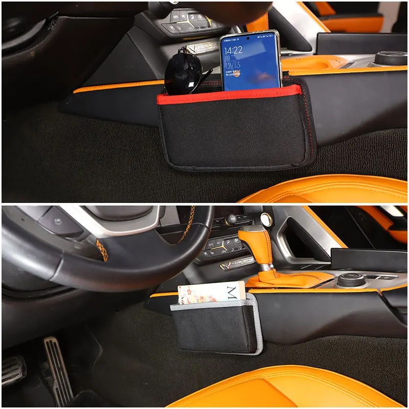 For Chevrolet Corvette C7 2014-2019 Oxford Cloth Car Control side Storage Bag Storage Bag mobile phone bag Car Accessories
For Chevrolet Corvette C7 2014-2019 Oxford Cloth Car Control side Storage Bag Storage Bag mobile phone bag Car Accessories