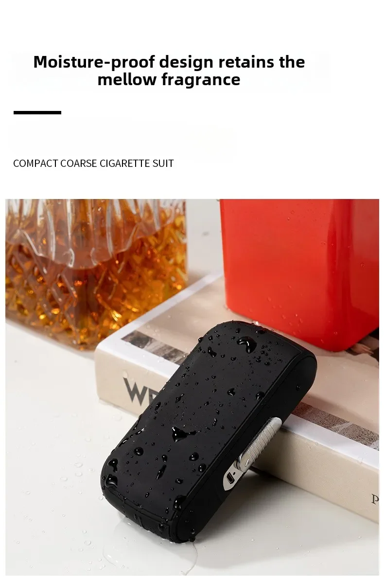 2025 New Portable Two-in-one Multifunctional USB Cigarette Lighter Cigarette Case Rechargeable Lighter 10 Thick Cigarette Cases 2025 New Portable Two-in-one Multifunctional USB Cigarette Lighter Cigarette Case Rechargeable Lighter 10 Thick Cigarette Cases