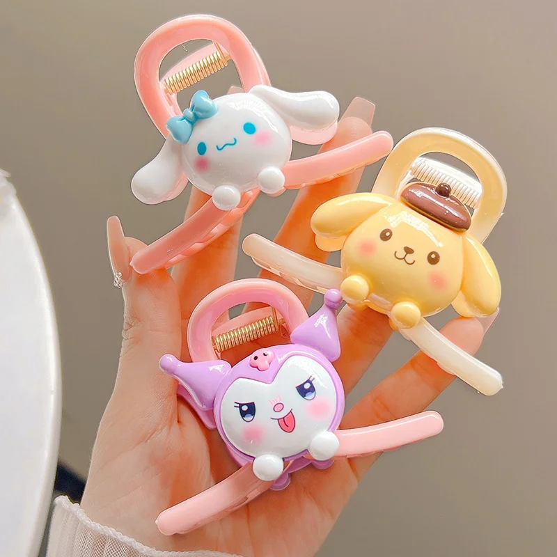 Sanrio Cinnamoroll toys Hair Clip Female Kuromi Melody Grip Clip Shark Clip Hair Clip Action Figures Girls Hair Accessories Gift
Sanrio Cinnamoroll toys Hair Clip Female Kuromi Melody Grip Clip Shark Clip Hair Clip Action Figures Girls Hair Accessories Gift