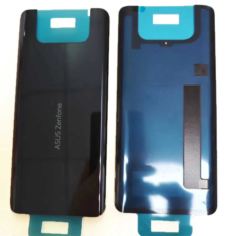 

6.67" Original ZS672KL Black Cover For Asus Zenfone 8 Flip 8Flip Battery Cover Rear Door Housing Case Replacement Part