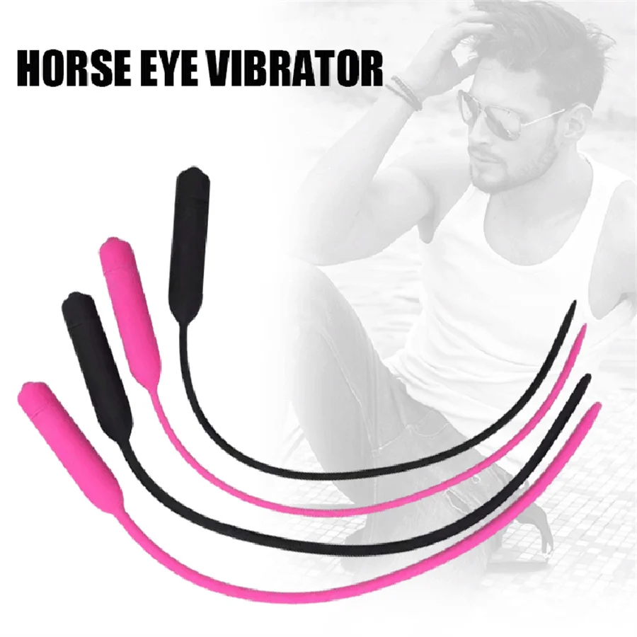 Plug de pénis en silicone avec vibration pour homme, baguette pour oeil de cheval, cathcirculation urétrale, dilatateur, vibrateur, massage, prise urétrale, jouets sexuels 3