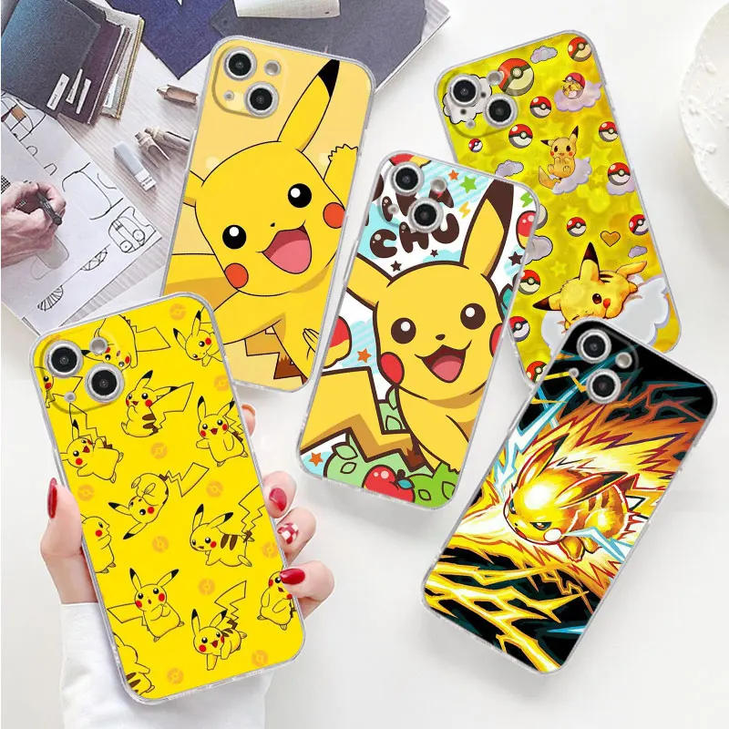 Pikachu Cute POkemons Clear Case For Apple iPhone 14 11 13 12 Pro XR X XS Max 13Pro 13Mini 14Plus Silicone Soft Phone Cover
Pikachu Cute POkemons Clear Case For Apple iPhone 14 11 13 12 Pro XR X XS Max 13Pro 13Mini 14Plus Silicone Soft Phone Cover