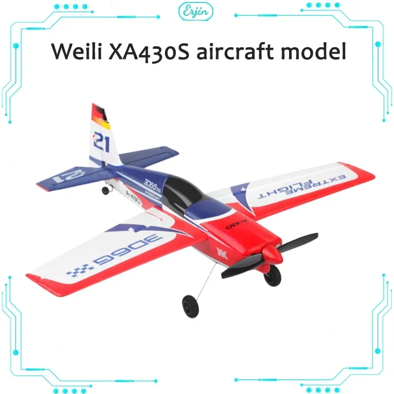 Четырехканальный летательный аппарат Weili XA430s с дистанционным управлением, модель электрического самолета с неподвижным крылом, игрушечный самолет с бесщеточным Мотором из пенопласта
Четырехканальный летательный аппарат Weili XA430s с дистанционным управлением, модель электрического самолета с неподвижным крылом, игрушечный самолет с бесщеточным Мотором из пенопласта