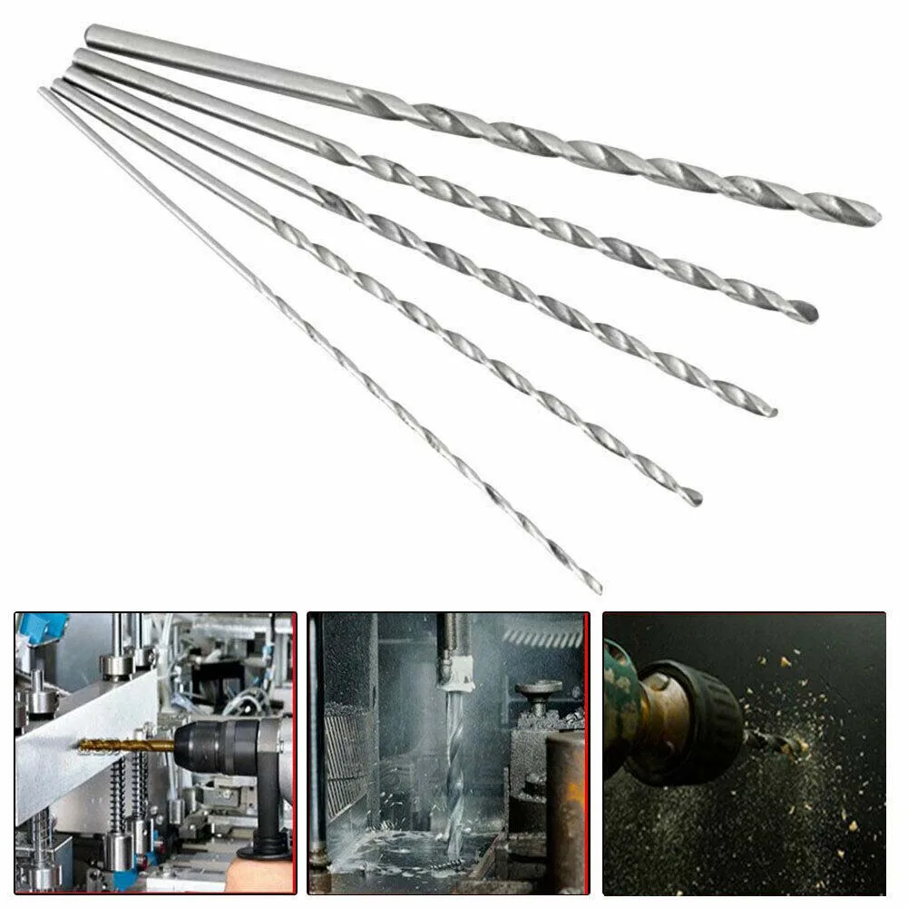 5pcs 200mm Extra Long Drill Bits 2/3/3.5/4/5mm Diameter HSS For Most Type Of Hand Drills And Impact Drills Drill Bits Power Tool
5pcs 200mm Extra Long Drill Bits 2/3/3.5/4/5mm Diameter HSS For Most Type Of Hand Drills And Impact Drills Drill Bits Power Tool