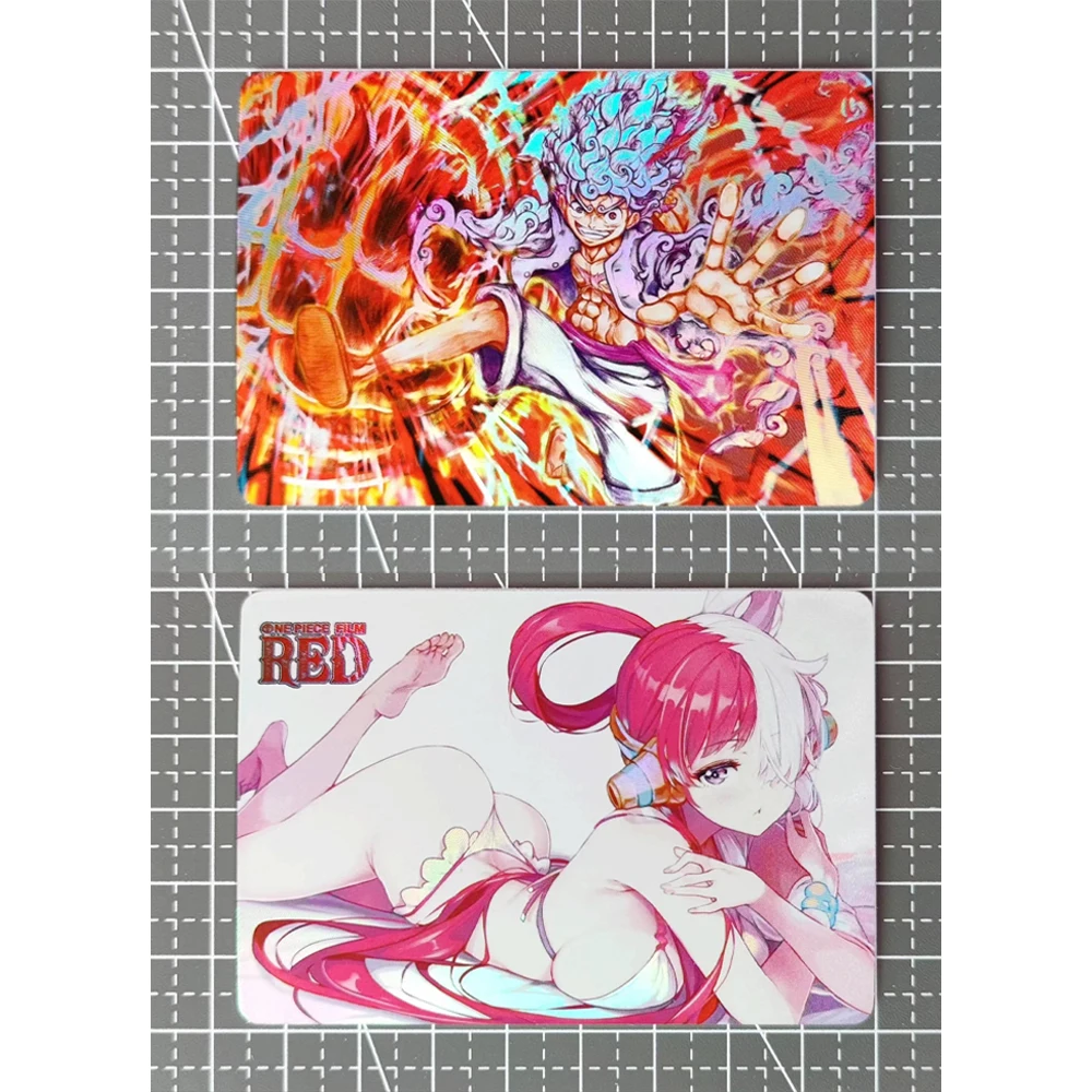 3Pcs One Piece Refractive Relief Flash Cards Cute Boa Hancock Uta Luffy Classic Gift Toys Game Anime Collection Cards
3Pcs One Piece Refractive Relief Flash Cards Cute Boa Hancock Uta Luffy Classic Gift Toys Game Anime Collection Cards