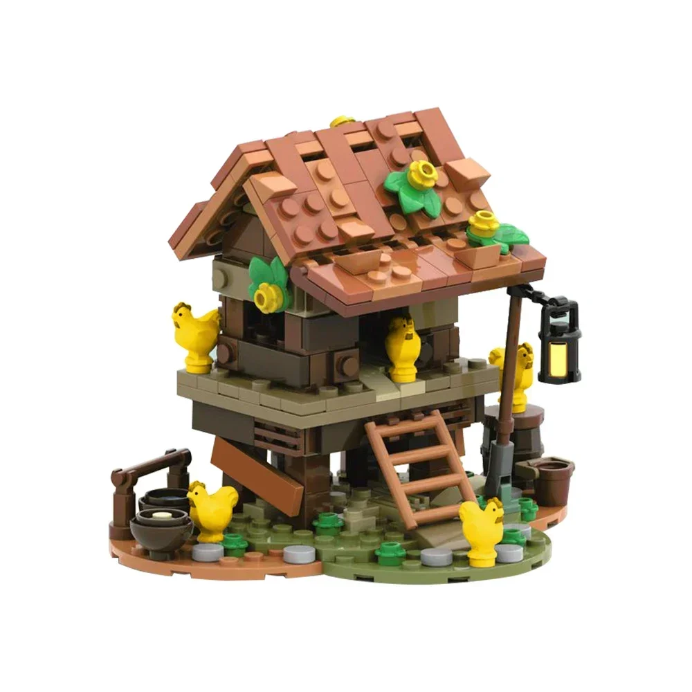 Gobrcks MOC курятник замок/средневековые кирпичи архитектурный креативный уличный вид DIY Набор строительных блоков игрушка для детей подарок
Gobrcks MOC курятник замок/средневековые кирпичи архитектурный креативный уличный вид DIY Набор строительных блоков игрушка для детей подарок