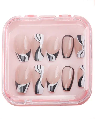 Storage Box Cosmetic Storage Box Transparent Stripe Rectangular Cover Dust Proof Handmade Nail Sealed Table Top Packaging Box 17 S209778a048d84bf682b4ce83b3c1483dR