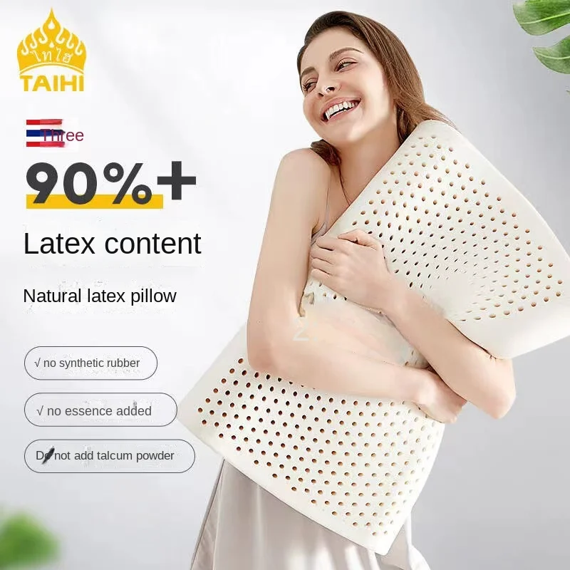 TAIHI Orthopedic Latex Pillow Thailand Massage Memory Cervical Neck Pain Pillows for Sleeping Remedial Effectively Prevent Mites
TAIHI Orthopedic Latex Pillow Thailand Massage Memory Cervical Neck Pain Pillows for Sleeping Remedial Effectively Prevent Mites