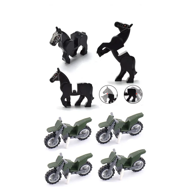 Minifigure War Horse Motobike Building Blocks Toy Boy Gift Fun DIY 3 6 Years SWAT WW2 Weapon AK Gun Equipment Car Jeep Wrangle
Minifigure War Horse Motobike Building Blocks Toy Boy Gift Fun DIY 3 6 Years SWAT WW2 Weapon AK Gun Equipment Car Jeep Wrangle