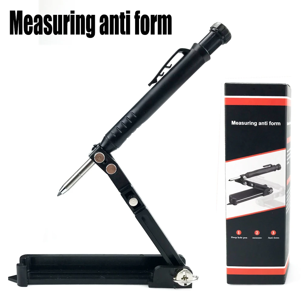 Measuring Anti Form Multi-function Adjustable Profile Scribing Ruler Deep Hole Pencil Contour Gauge DIY Woodworking Compass Tool
Measuring Anti Form Multi-function Adjustable Profile Scribing Ruler Deep Hole Pencil Contour Gauge DIY Woodworking Compass Tool