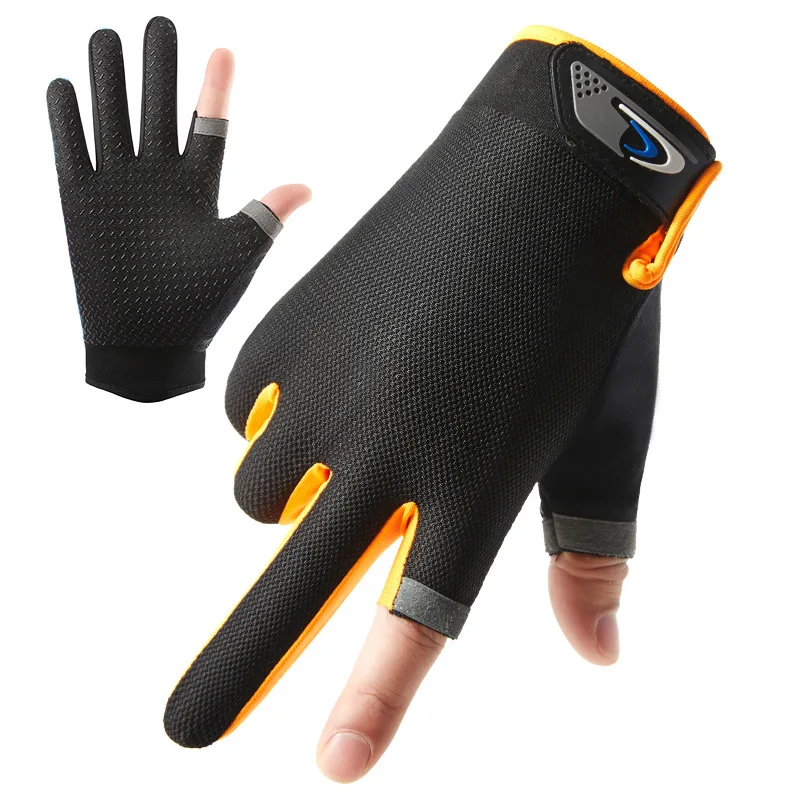 Summer Men Fishing Gloves Women Two Finger Cut Male Touchscreen Angling Anti-Slip Sun-Proof Breathable Cycling Fitness Gloves
Summer Men Fishing Gloves Women Two Finger Cut Male Touchscreen Angling Anti-Slip Sun-Proof Breathable Cycling Fitness Gloves