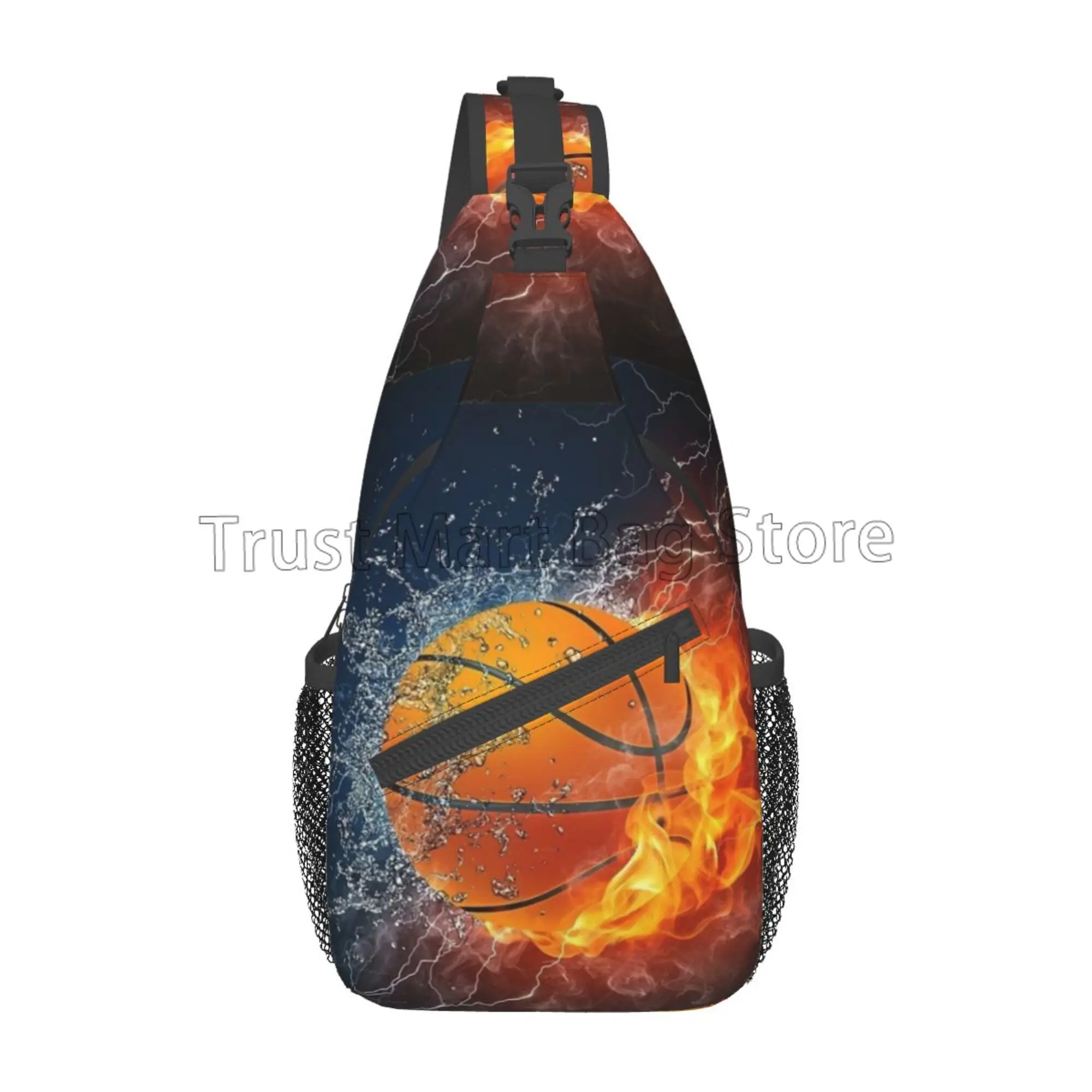 Orange Basketball Print Sling Bag Crossbody Backpack Sports One Shoulder Chest Bag Adjustable Casual Daypack for Travel Hiking
Orange Basketball Print Sling Bag Crossbody Backpack Sports One Shoulder Chest Bag Adjustable Casual Daypack for Travel Hiking
