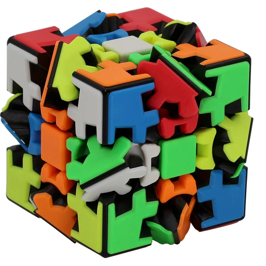 

Puzzle Toys Gear Magic Cube 3x3 For Children Kids Gift Toy 큐브 кубики Cubo Mágico Gearwheel Magico Puzzle головоломка 기어큐브 Twist