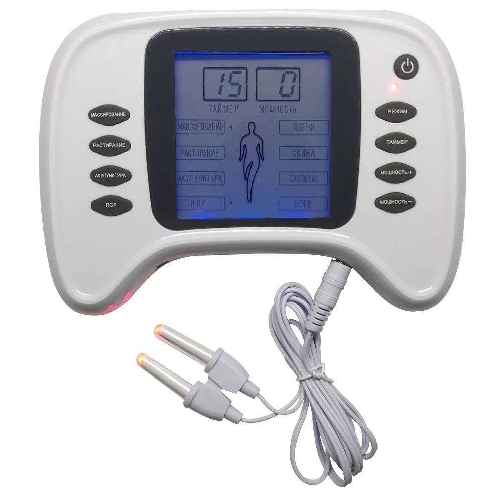 Russian 3 in 1 New Dual Input Electrical Stimulator Full Body Relax Muscle Therapy Massager Pulse Acupuncture +rhinitis therapy
Russian 3 in 1 New Dual Input Electrical Stimulator Full Body Relax Muscle Therapy Massager Pulse Acupuncture +rhinitis therapy
