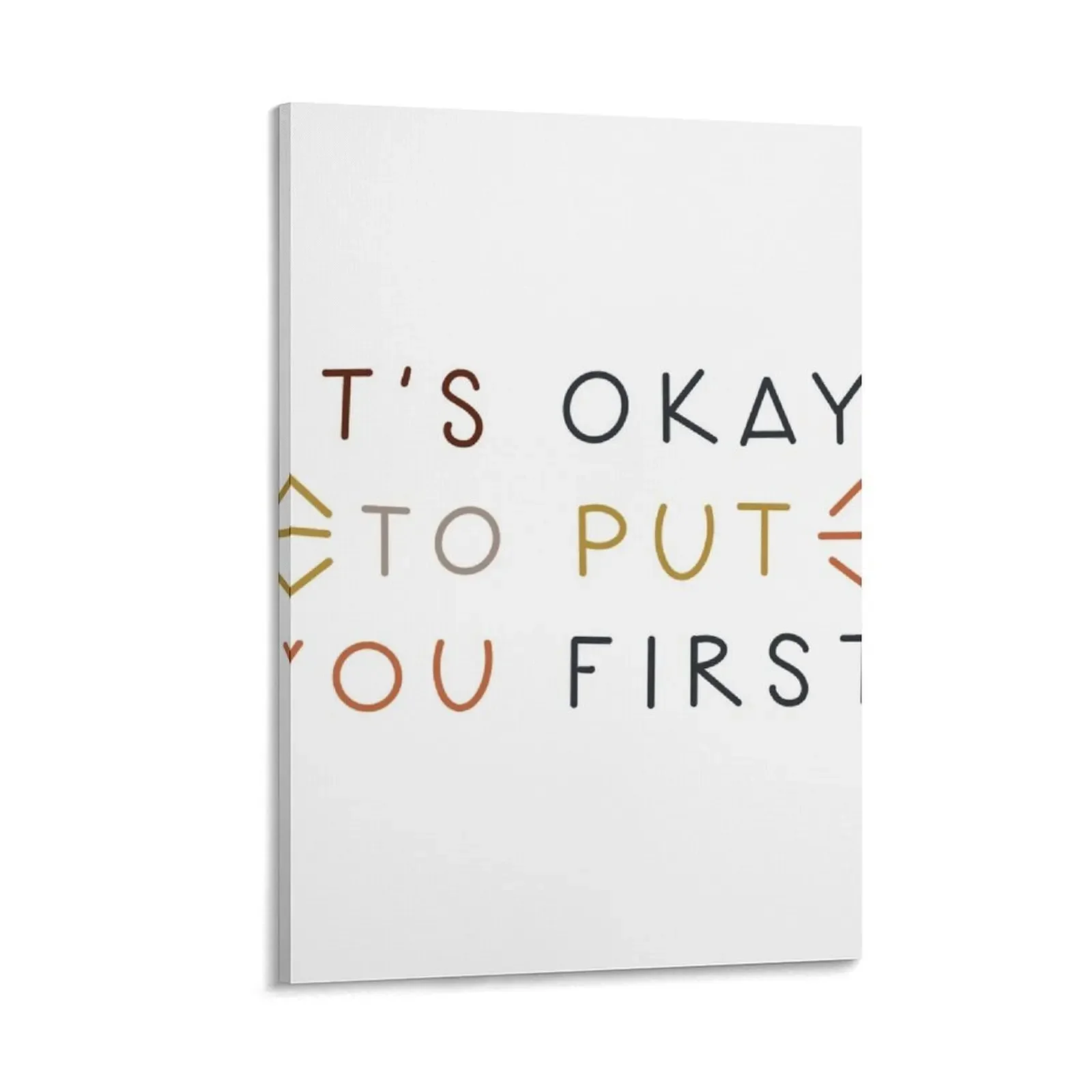 It’s Okay to Put You First quote Canvas Painting aesthetic room decoration art mural Decoration pictures room wall
It’s Okay to Put You First quote Canvas Painting aesthetic room decoration art mural Decoration pictures room wall