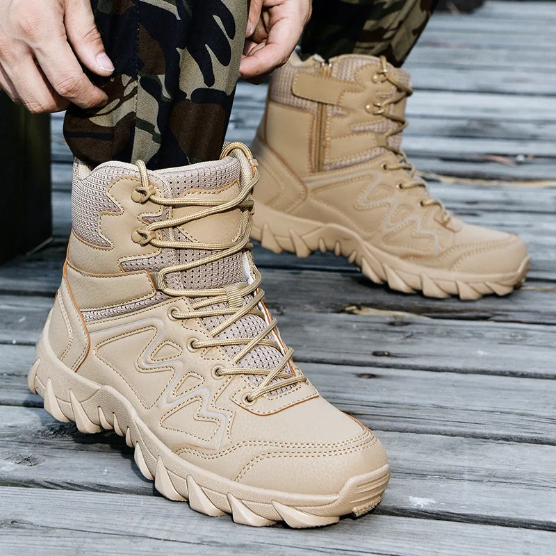 New Tactical Boots Men Military Sports Training Boots Outdoor Climbing Camping Hiking Shoes Men's Combat Desert Shoes 39-46 size
New Tactical Boots Men Military Sports Training Boots Outdoor Climbing Camping Hiking Shoes Men's Combat Desert Shoes 39-46 size