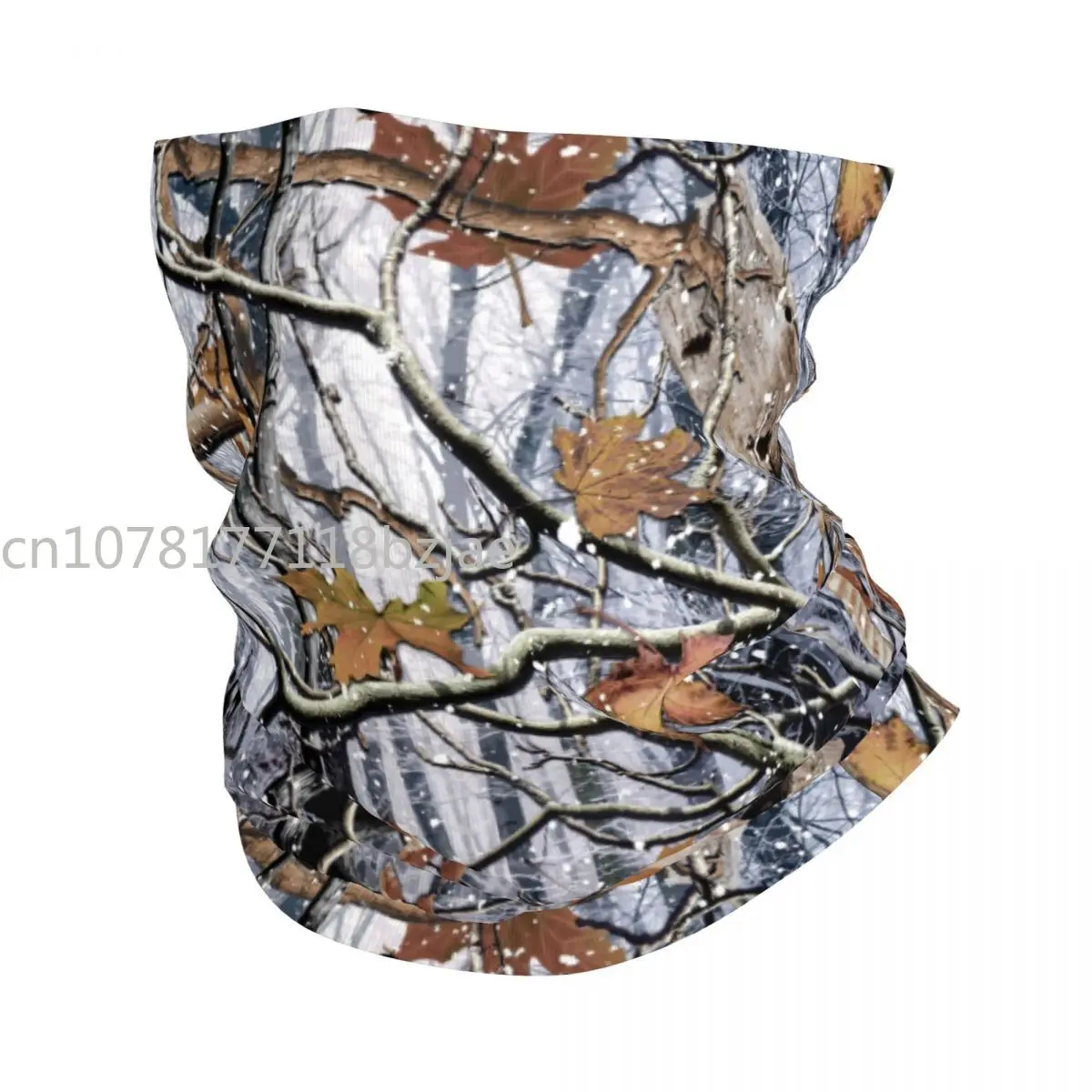 

Hunting Camo Tree Camouflage Snow Pattern Bandana Neck Gaiter for Hiking Cycling Men Women Wrap Scarf Headband Warmer