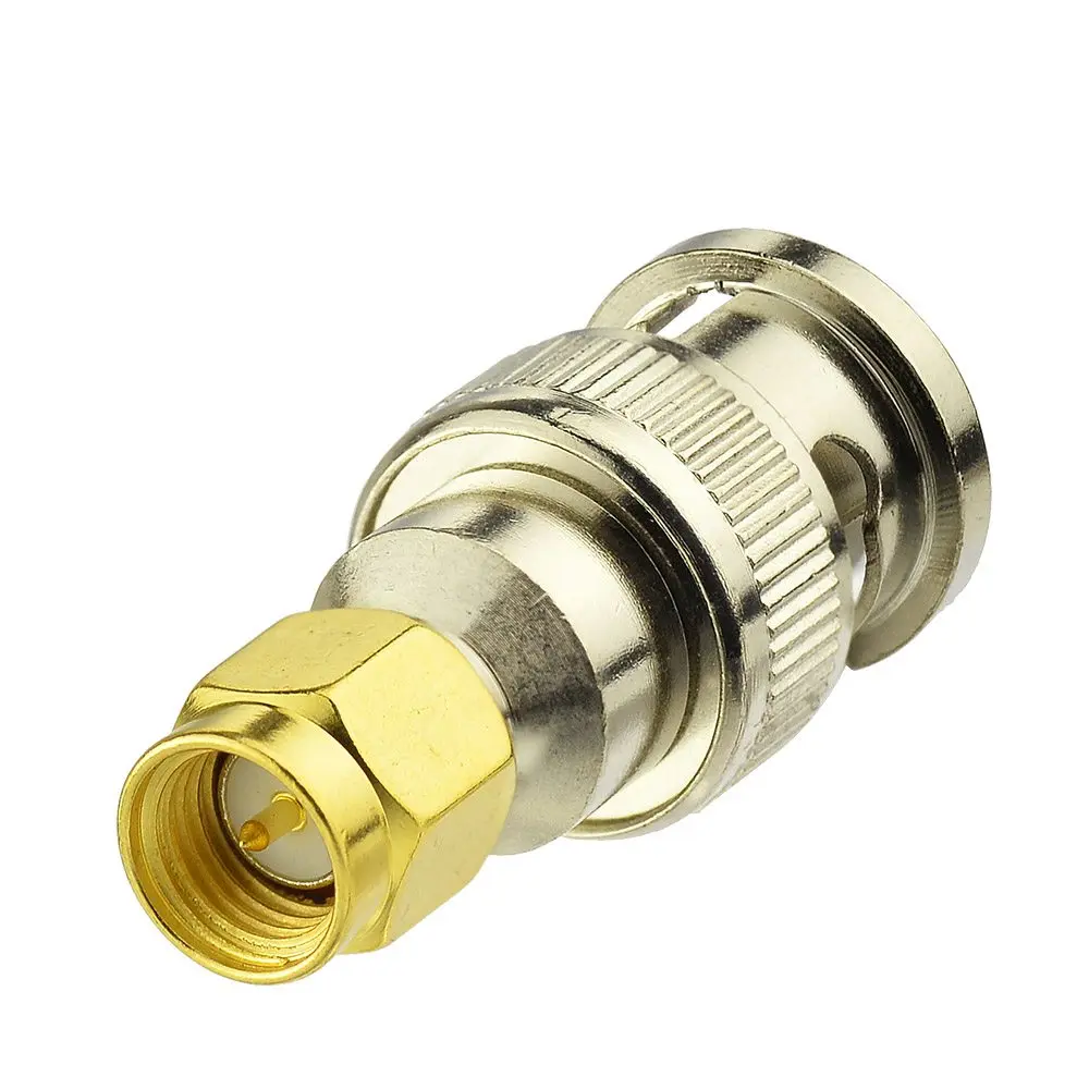 Superbat 50 Ohm Nickel&Gold Plated SMA-BNC Adapter SMA Plug to BNC Male Straight Connector
Superbat 50 Ohm Nickel&Gold Plated SMA-BNC Adapter SMA Plug to BNC Male Straight Connector