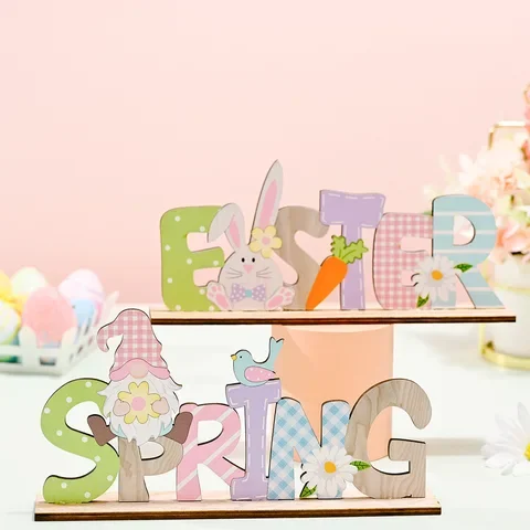 Painted Wooden Easter Bunny Desktop Ornament Easter Eggs Rabbit Chick Decor Happy Easter Party Supplies Easter Table Decor Gifts
Painted Wooden Easter Bunny Desktop Ornament Easter Eggs Rabbit Chick Decor Happy Easter Party Supplies Easter Table Decor Gifts