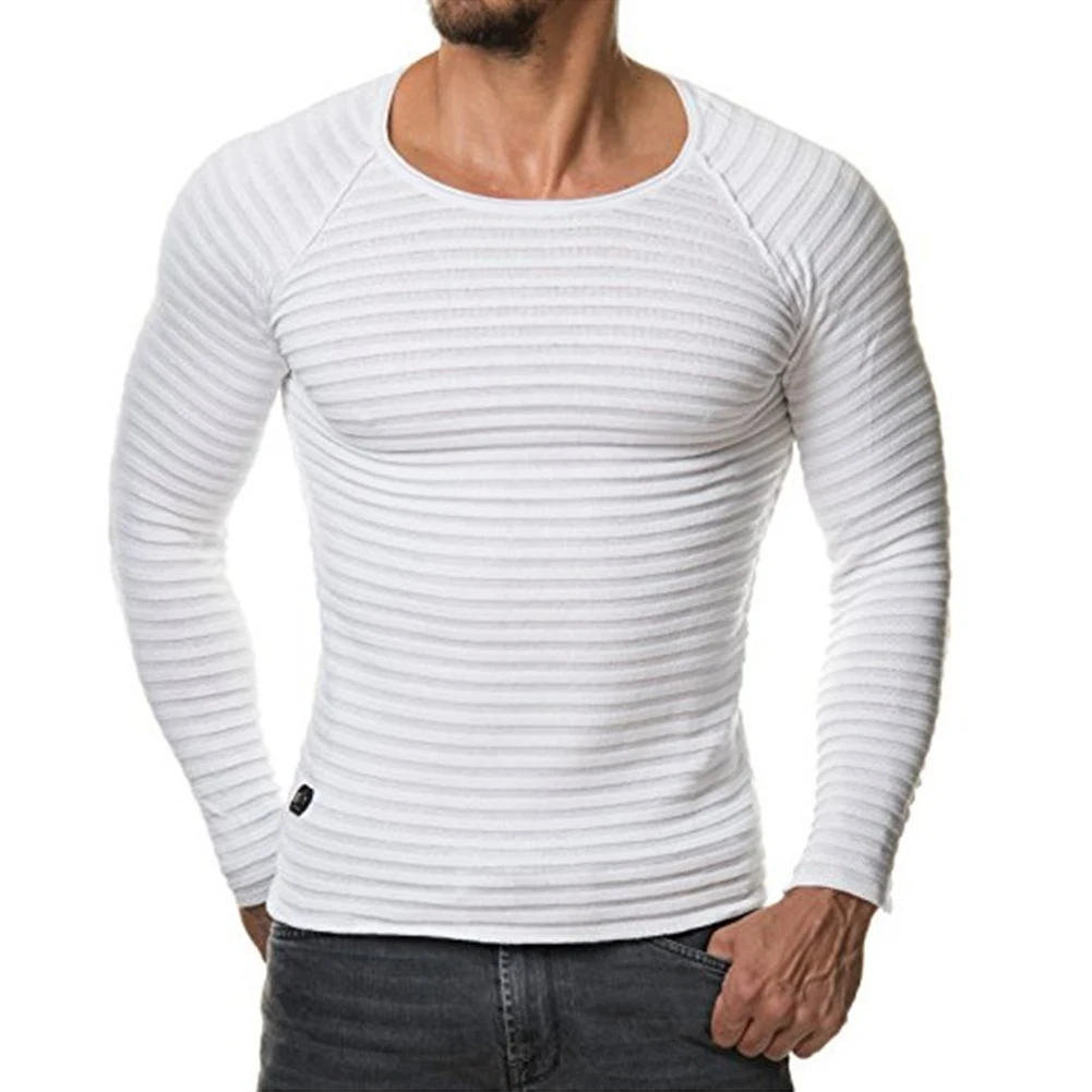 Crew Neck Sweater T Shirt Men's Knitted Top Pullover Solid Color Slim Fit Long Sleeve O Neck Spring Autumn Winter
Crew Neck Sweater T Shirt Men's Knitted Top Pullover Solid Color Slim Fit Long Sleeve O Neck Spring Autumn Winter