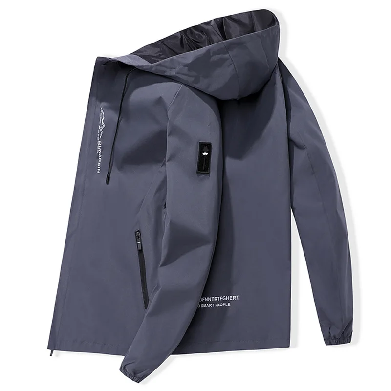 Men's Jacket Hooded Fashion Loose Tops Sports Trendy Causal Solid Letter Print Korean Style Male Clothing
Men's Jacket Hooded Fashion Loose Tops Sports Trendy Causal Solid Letter Print Korean Style Male Clothing