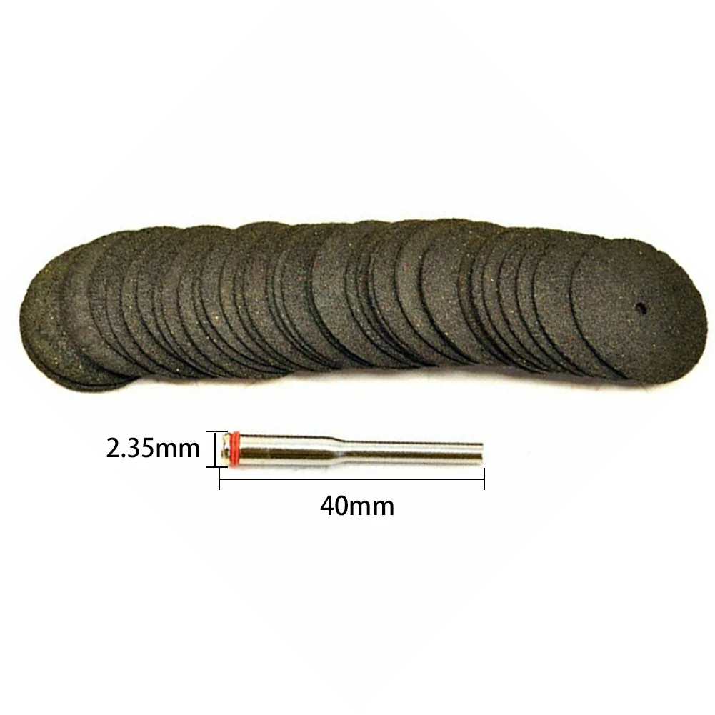 36pcs 24mm Resin Cutting Wheel Abrasive Cutting Disc+ Connecting Rod Mandrel Kit For Rotating Tools Electric Metal Cutting Tool
36pcs 24mm Resin Cutting Wheel Abrasive Cutting Disc+ Connecting Rod Mandrel Kit For Rotating Tools Electric Metal Cutting Tool