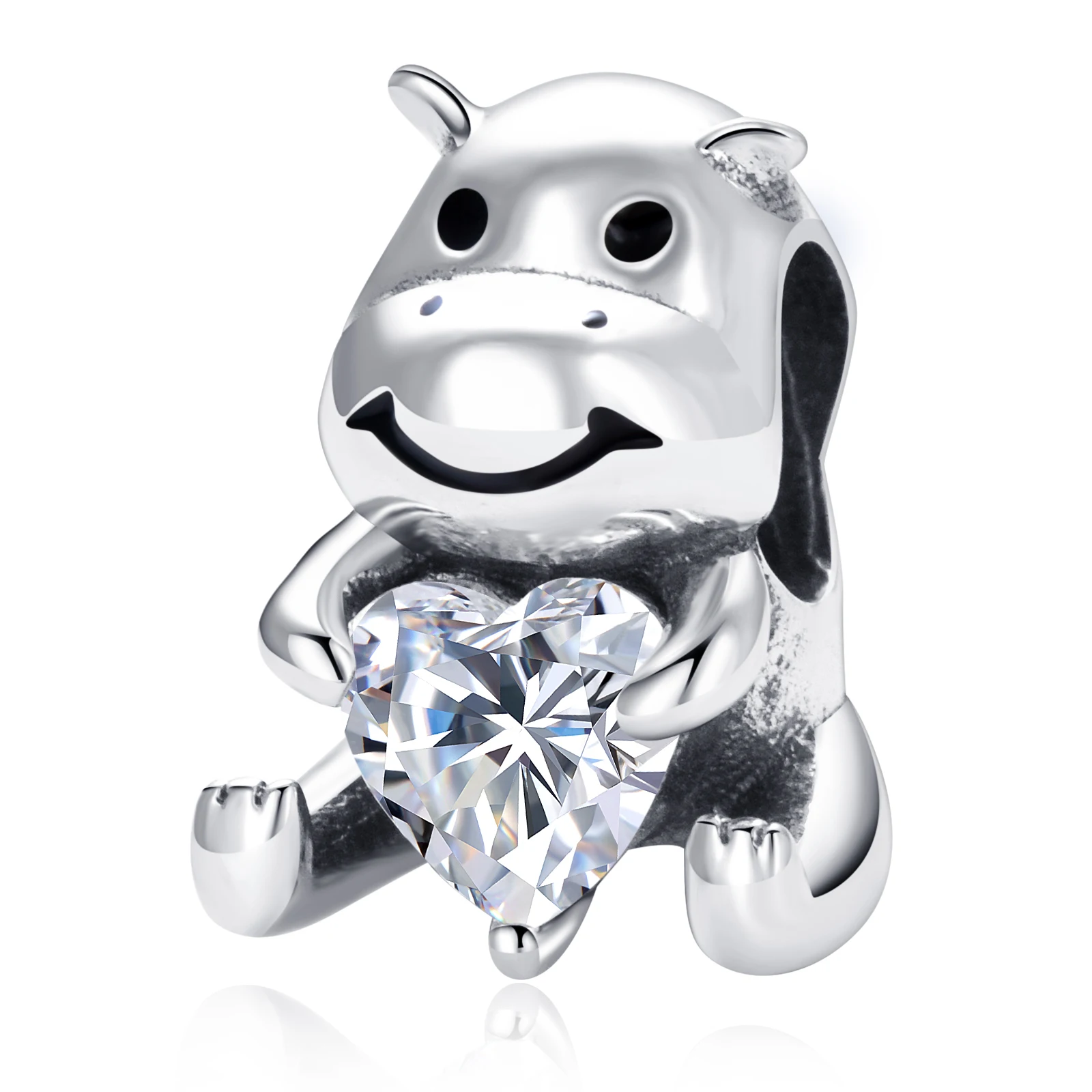 PANQDIY 925 Sterling Silver Love Zircon Bear Bead Charms For Women Original Bracelet and Bangle Fine Jewelry KF124
PANQDIY 925 Sterling Silver Love Zircon Bear Bead Charms For Women Original Bracelet and Bangle Fine Jewelry KF124