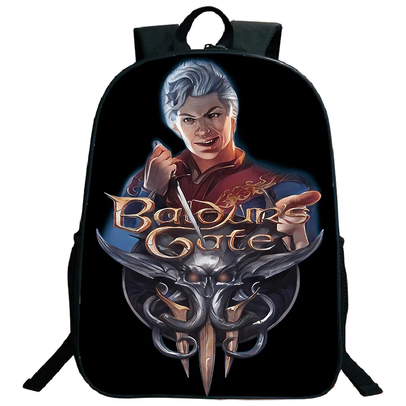 Нейлоновый рюкзак с принтом Baldur's Gate, школьная сумка для мальчиков и девочек, водонепроницаемые дорожные сумки, вместительный рюкзак с игровым принтом
Нейлоновый рюкзак с принтом Baldur's Gate, школьная сумка для мальчиков и девочек, водонепроницаемые дорожные сумки, вместительный рюкзак с игровым принтом