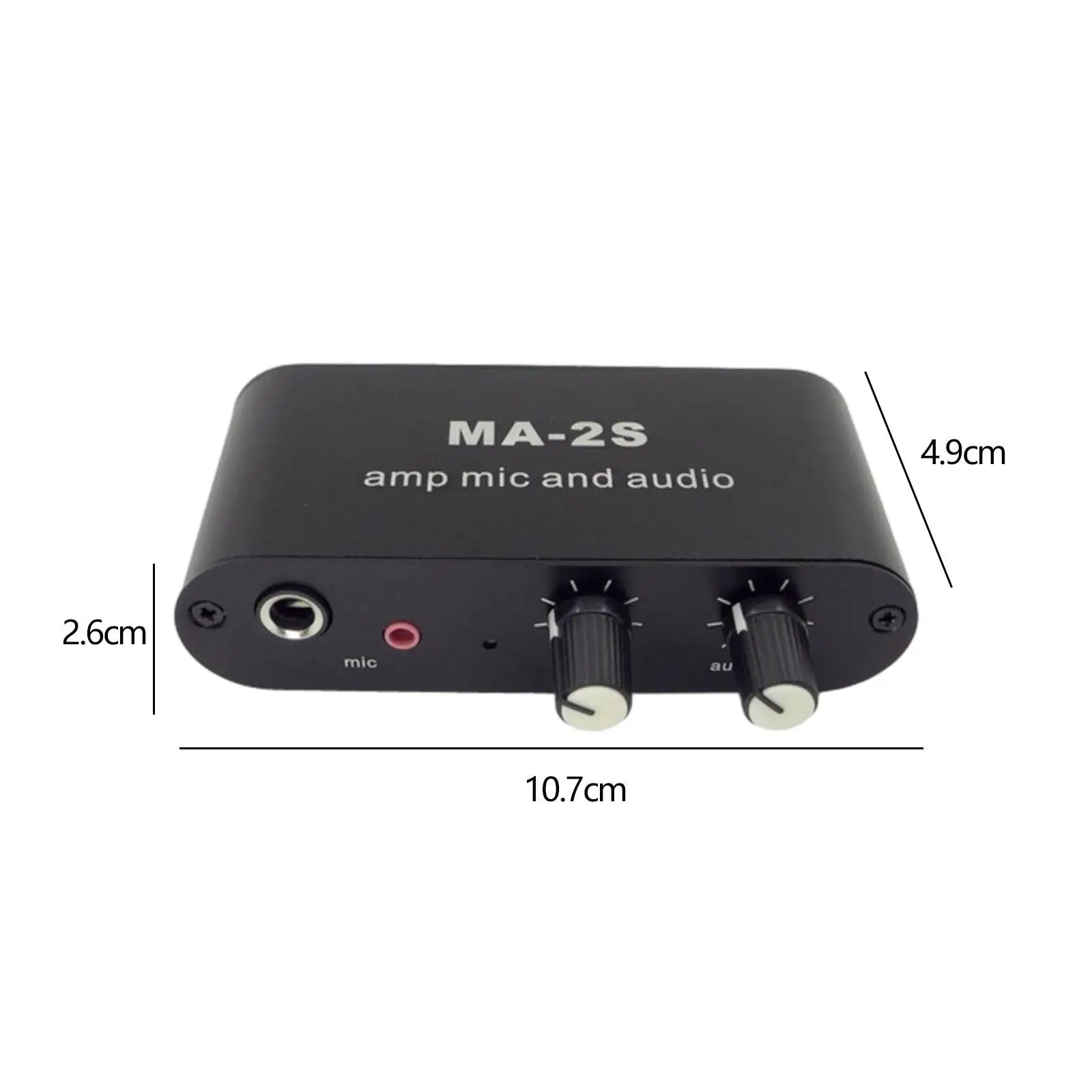 Condenser Microphone Amplifier Durable Stereo Music Audio Preamplifier for Singing Stage Application Studio Recording Podcasts
Condenser Microphone Amplifier Durable Stereo Music Audio Preamplifier for Singing Stage Application Studio Recording Podcasts