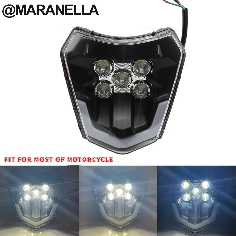 High Quality LED Motorcycle Headlight Indicator Headlamp Motocross AccessoriesFor KTM 300 EXC 125 TO 690 XCF XCW TE TC FE 530
High Quality LED Motorcycle Headlight Indicator Headlamp Motocross AccessoriesFor KTM 300 EXC 125 TO 690 XCF XCW TE TC FE 530
