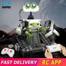Cada Technical Rc Remote Control Model Robot Building Blocks 434pcs App Programming Plastic Robots assembly Kit Moc Bricks Toys
Cada Technical Rc Remote Control Model Robot Building Blocks 434pcs App Programming Plastic Robots assembly Kit Moc Bricks Toys