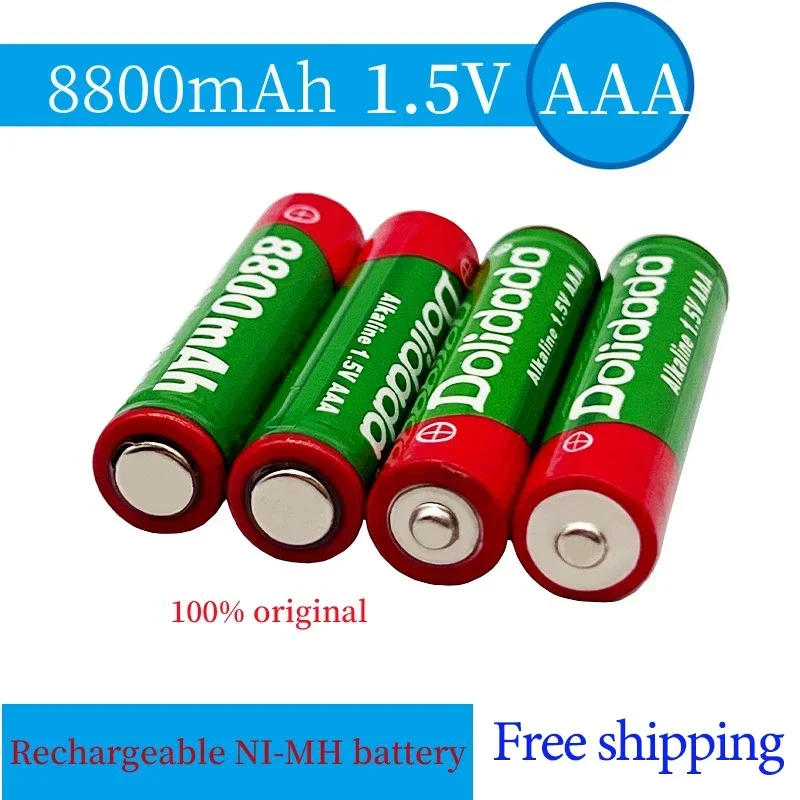 Free Shipping Rechargeable Battery 2023NEW Hot Sales AAABattery 1.5V 8800MAH for Computer Clock Radio Video Game Digital Camera
Free Shipping Rechargeable Battery 2023NEW Hot Sales AAABattery 1.5V 8800MAH for Computer Clock Radio Video Game Digital Camera