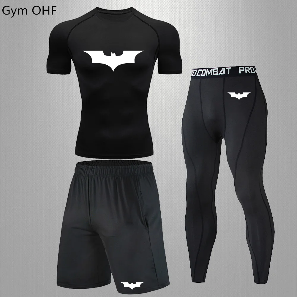 Men Sportswear Suit Gym Tights Training Clothes Rashguard Workout Jogging Fitness Running Sets Tracksuit Superhero Fightwear Men
Men Sportswear Suit Gym Tights Training Clothes Rashguard Workout Jogging Fitness Running Sets Tracksuit Superhero Fightwear Men