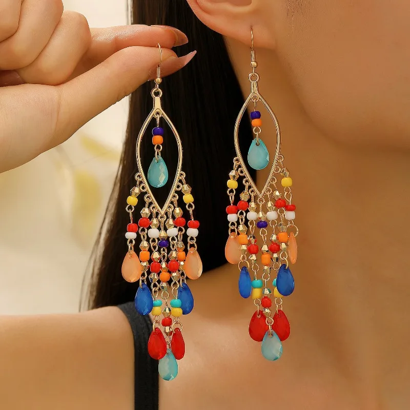 Vintage Bohemian Long Tassel Earrings, Charming Women's Ethnic Jewelry Earrings, Fashionable Party Bohemian Accessories 20 Mallzona S20adc0efdbec4c2b82084bf36db48585m Vintage Bohemian Long Tassel Earrings, Charming Women's Ethnic Jewelry Earrings, Fashionable Party Bohemian Accessories Mallzona