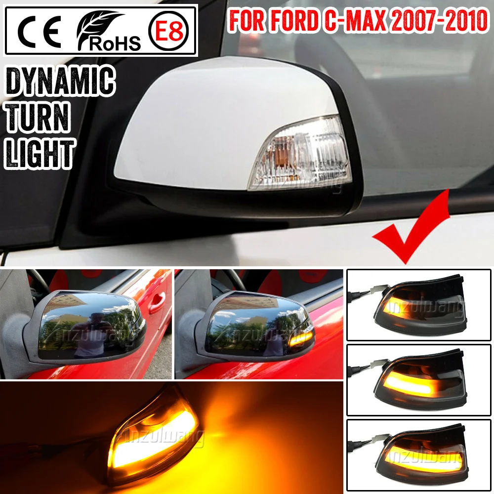 2pcs LED Side Wing Rearview Mirror Indicator Blinker Repeater Dynamic Turn Signal Light For Ford Focus 2 MK2 2004-2008 C-MAX
2pcs LED Side Wing Rearview Mirror Indicator Blinker Repeater Dynamic Turn Signal Light For Ford Focus 2 MK2 2004-2008 C-MAX
