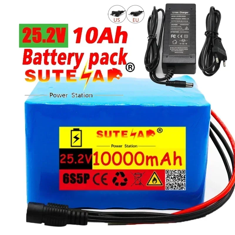 25.2V 10Ah 6S5P 18650 li-ion battery pack 25.2v 10000mAh electric bicycle moped /electric/lithium ion battery pack+2A Charger
25.2V 10Ah 6S5P 18650 li-ion battery pack 25.2v 10000mAh electric bicycle moped /electric/lithium ion battery pack+2A Charger