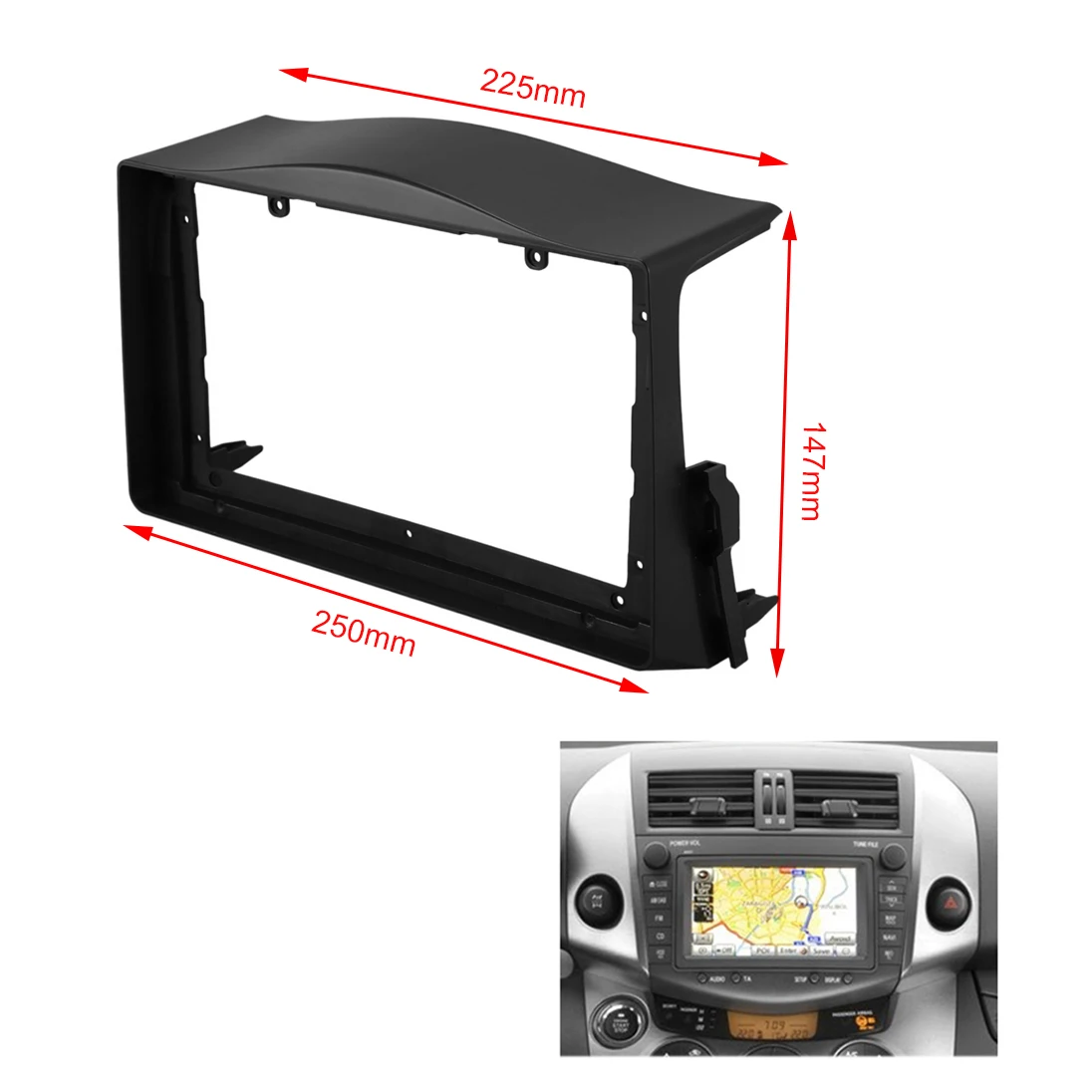 Автомобильный радиоприемник Fascia ДЛЯ 2007-2012 Toyota RAV4 9 дюймов, стерео DVD-плеер, комплект приборной панели, лицевая пластина
Автомобильный радиоприемник Fascia ДЛЯ 2007-2012 Toyota RAV4 9 дюймов, стерео DVD-плеер, комплект приборной панели, лицевая пластина