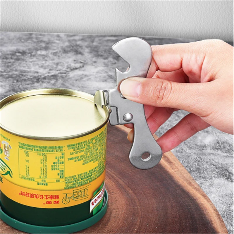 New Multifunction Can Opener Stainless Steel Safety Side Cut Manual Tin Professional Ergonomic Jar Tin Opener Cans Kitchen Tool
New Multifunction Can Opener Stainless Steel Safety Side Cut Manual Tin Professional Ergonomic Jar Tin Opener Cans Kitchen Tool
