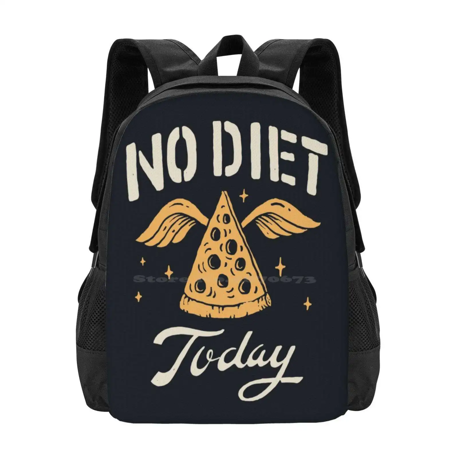 Рюкзак No Diet Today для мужчин и женщин, сумка для подростков с изображением пиццы и надписи на кухне
Рюкзак No Diet Today для мужчин и женщин, сумка для подростков с изображением пиццы и надписи на кухне