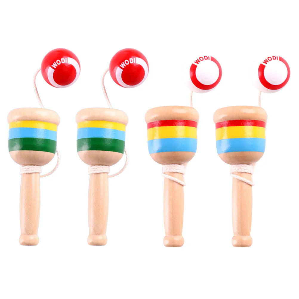 4 Pcs Cup Fencing Mini Wooden Catch Ball Throw and Toy Children’s Toys Kendama Hand-eye Coordination Childrens Kid for
4 Pcs Cup Fencing Mini Wooden Catch Ball Throw and Toy Children’s Toys Kendama Hand-eye Coordination Childrens Kid for